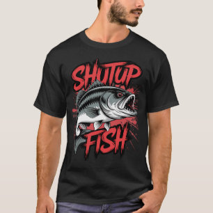 Hou je mond & Vissen Angelen Vissen Forel Baars Vi T-shirt