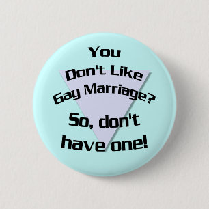 Hou je niet van het homohuwelijk? Button