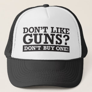 Hou je niet van Pistolen? Koop er geen eentje! Trucker Pet