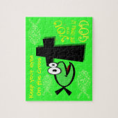 Hou je ogen op het kruis legpuzzel (Verticaal)