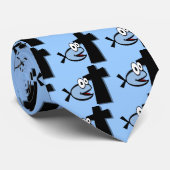 Hou je ogen op het kruis stropdas (Opgerold)