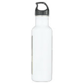 Hou je Oma 4 Foto Monogram Waterfles (Achterkant)