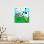 Hou je oog op de bal poster (Keuken)