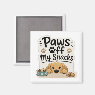 Hou je poten bij mijn snacks - Grappige hondenmagn Magneet