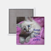 Hou je poten eraf!! KLUISMAGNEET Magneet (Voorkant / Achterkant)