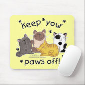 Hou je poten uit (katten) muismat (Met muis)