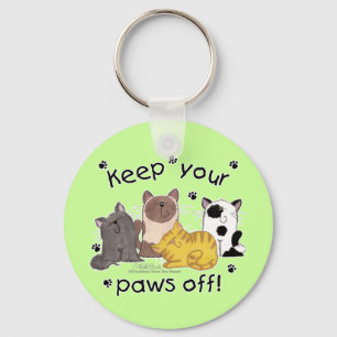 Hou je poten uit (katten) sleutelhanger