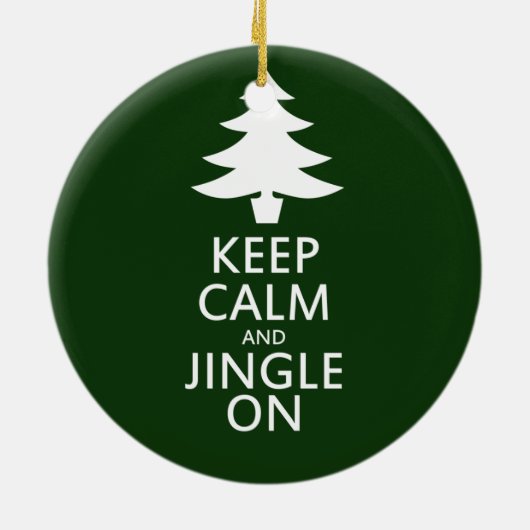 Hou je rustig en doe mee keramisch ornament (Achterkant)