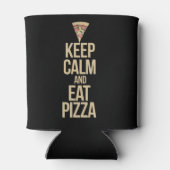 Hou je rustig en eet pizza blikjeskoeler (Achterkant)