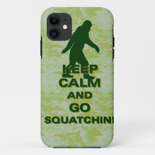 Hou je rustig en ga door met squatchin iPhone 11 hoesje
