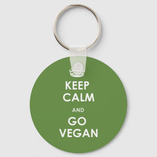 Hou je rustig en ga naar de vegansleutelring sleutelhanger