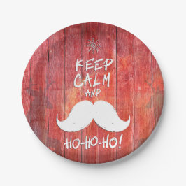 Hou je rustig en Ho-Ho-ho. Papieren Bordje