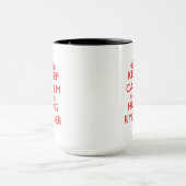 Hou je rustig en Hug Ryder. Mok (Midden)