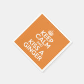 Hou je rustig en kus een gember. servet (Hoek)