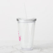 Hou je rustig en laat een RnT-verpleegster het gra Acryl Drinkbeker (Links)