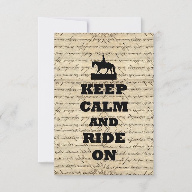 Hou je rustig en loop door (Voorkant)