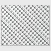 Hou je rustig en loop door cadeaupapier (Vlak)