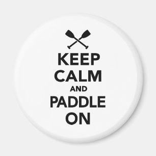 Hou je rustig en Paddle aan Magneet