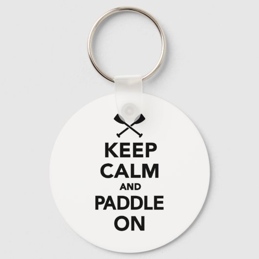 Hou je rustig en Paddle aan Sleutelhanger (Voorkant)