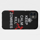 hou je rustig en vermoord zombies Case-Mate iPhone case (Achterkant (horizontaal))