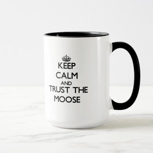 Hou je rustig en vertrouw op de Moose Mok (Rechts)