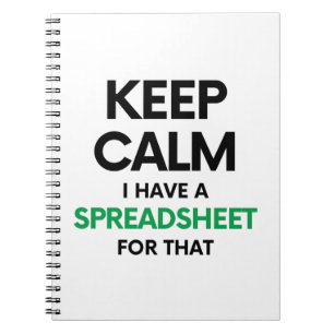 Hou je rustig, ik heb een spreadsheet voor dat - S Notitieboek