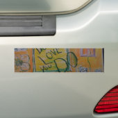 hou je van bumpersticker (Op auto)