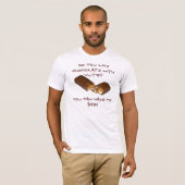 Hou je van chocolade met noten? t-shirt (Voorkant volledig)
