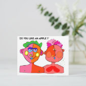 "Hou je van een ??" Briefkaart (Staand voorkant)