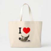 Hou je van GIMP? Show het! Grote Tote Bag (Voorkant)