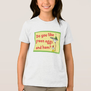 Hou je van groene eieren met ham? Tri-Blend shirt