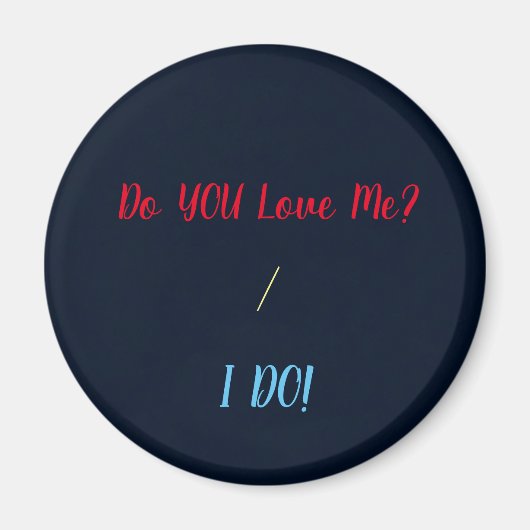 Hou je van me, ik doe Magnet Magneet (Voorkant)