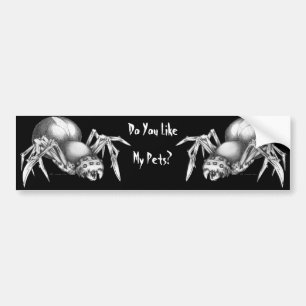 Hou je van mijn dichter... spinnen? bumpersticker