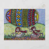 Hou je vast aan je Pysanka Oekraïense Folk Art Briefkaart (Voorkant)