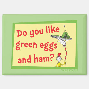 Hou Jij van Groene Eieren met Ham? Magneet