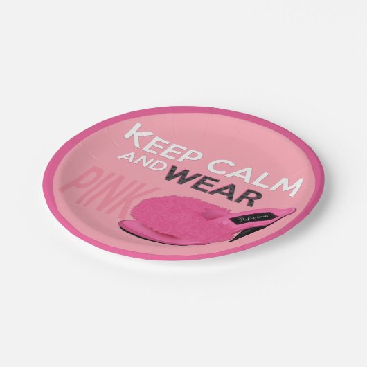Hou kalm, Draag Roze Papieren Bordje (Gekanteld)