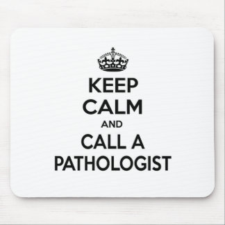 Hou kalm en bel een patholoog muismat