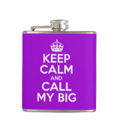 Hou kalm en bel mijn grote heupfles (Voorkant)