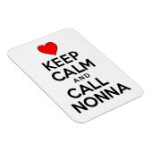 Hou kalm en bel nonna Italiaanse grootmoeder Magneet (Rechterzijde)