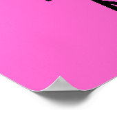 Hou kalm en druk me af poster (Hoek)