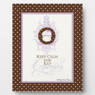 Hou kalm en eet cupcakes - Audrey Jeanne Fotoplaat