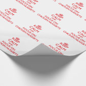 Hou kalm en focus op Chicken Nuggets Cadeaupapier (Hoek)