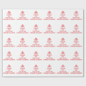 Hou kalm en focus op Chicken Nuggets Cadeaupapier (Vlak)