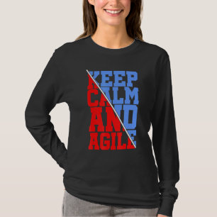 Hou kalm en handige ontwikkelingscodering t-shirt