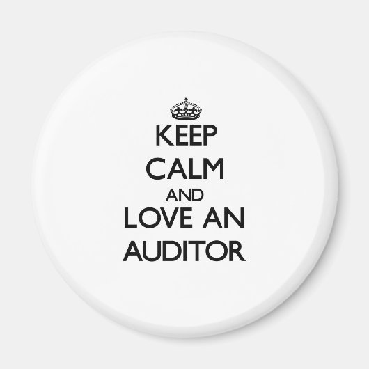 Hou kalm en hou van een accountant magneet (Voorkant)