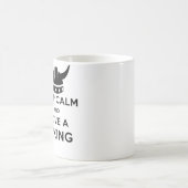 Hou kalm en hou van een Viking-mok - linkshandig Koffiemok (Center)