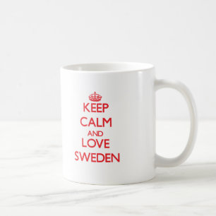 Hou kalm en hou van Zweden Koffiemok