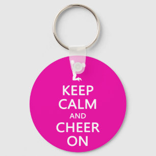 Hou kalm en kaf aan, Cheerleader Pink Sleutelhanger