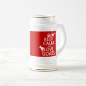 Hou kalm en liefdesgeiten bierpul (Voorkant rechts)