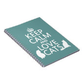 Hou kalm- en liefdeskatten notitieboek (Rechterzijde)